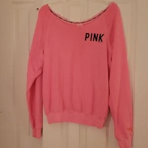 Victoria's Secret Hot Pink (Pink) Sweatshirt
